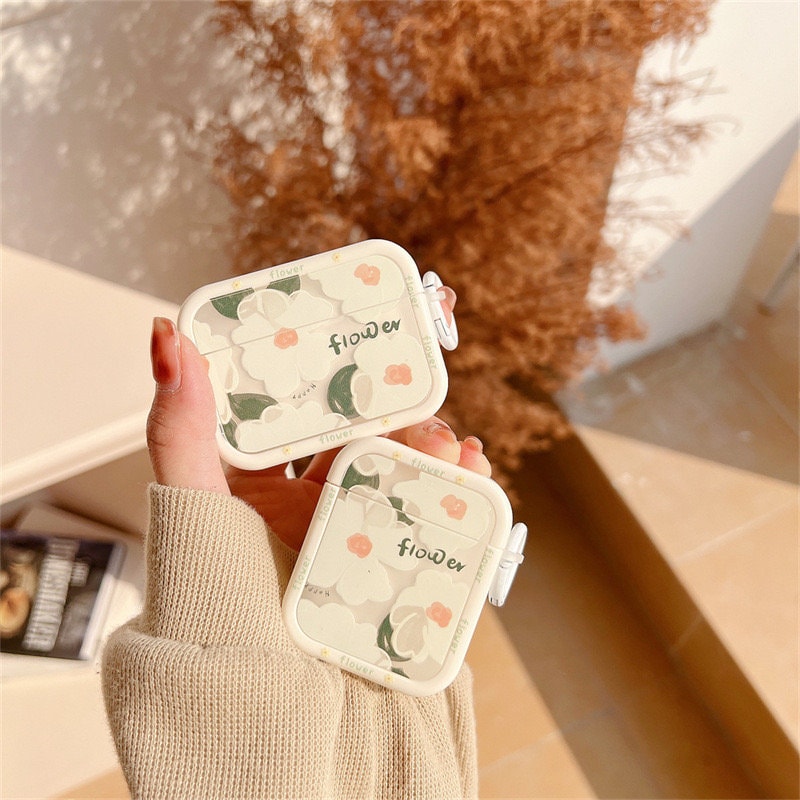 Flower Fresh Summer Clear Airpods case | Korean AirPods Case