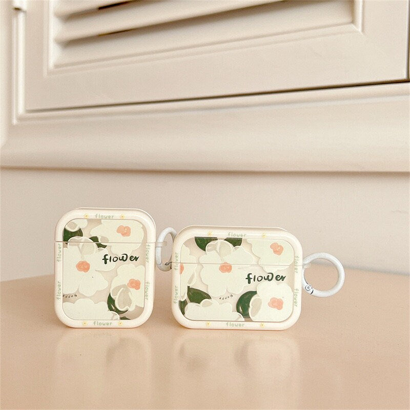 Flower Fresh Summer Clear Airpods case | Korean AirPods Case