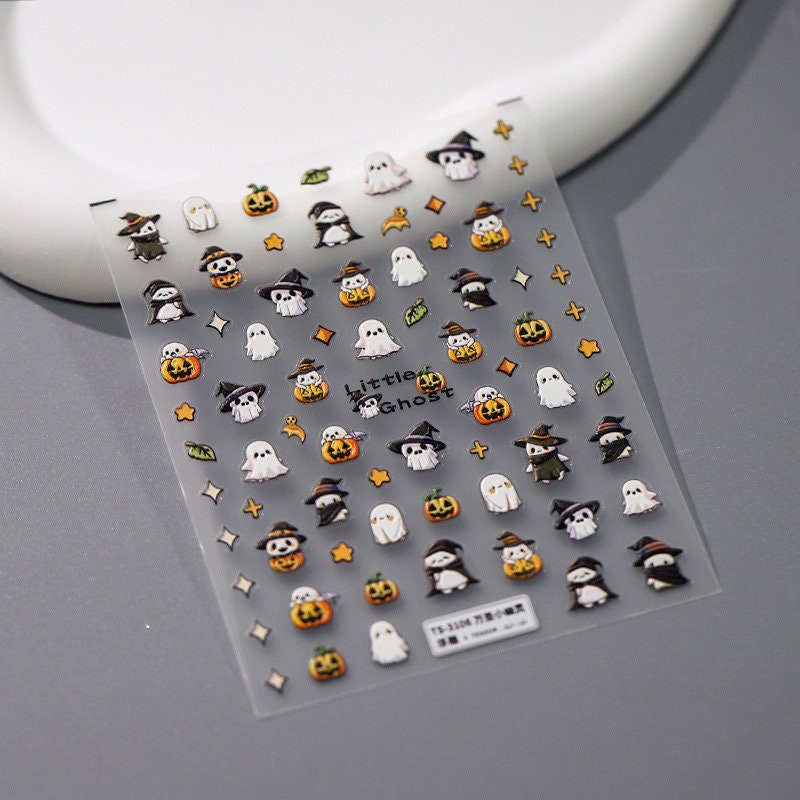 Hello Claws | Halloween Pumpkim Nail Deco Sticker