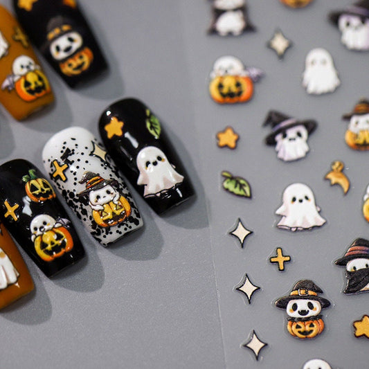 Hello Claws | Halloween Pumpkim Nail Deco Sticker