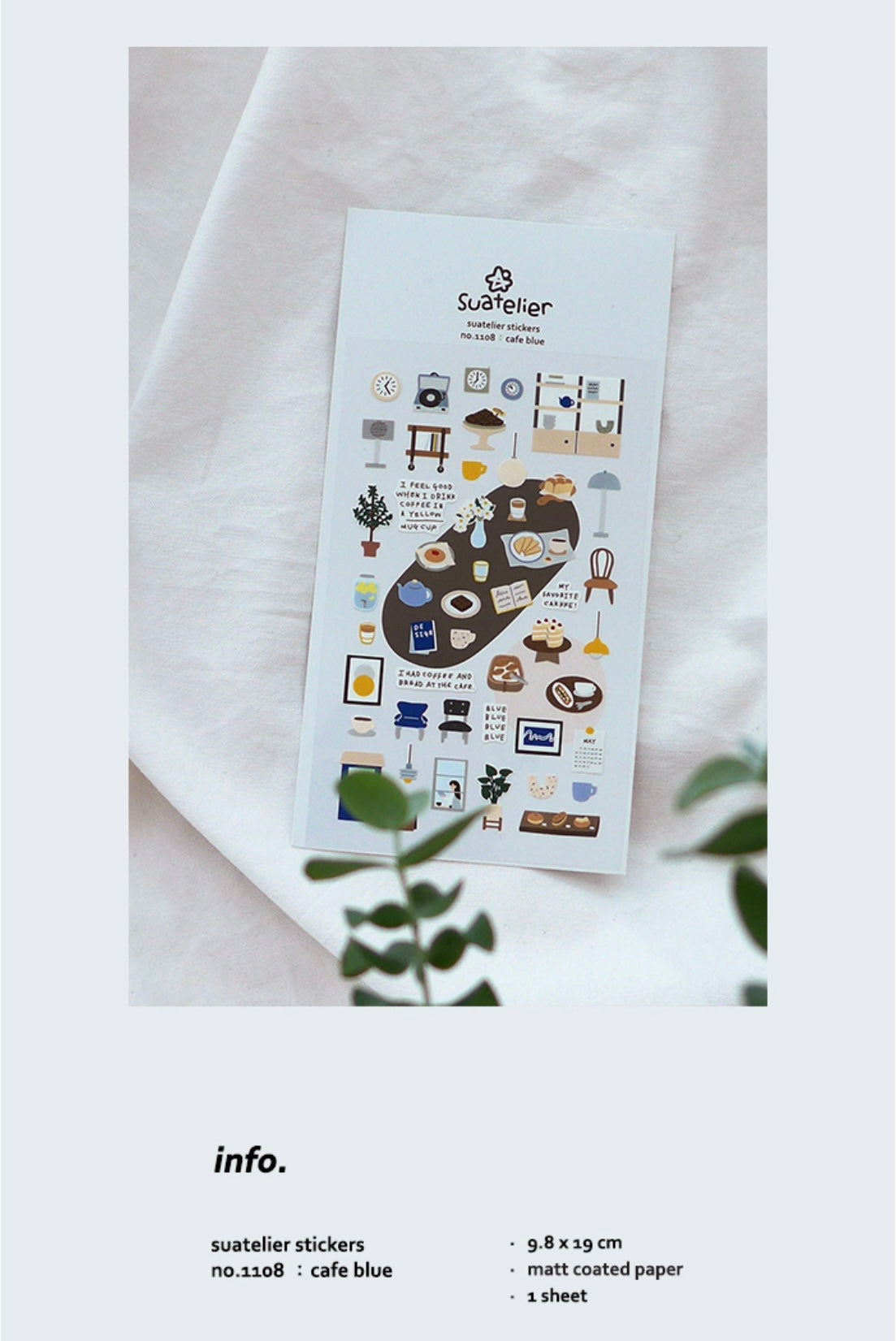Suatelier | Cafe blue