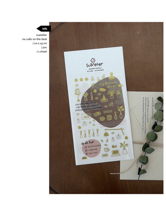 Suatelier | On the desk