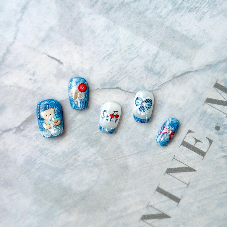 Hello Claws | Cowboy Bear Press-on Nail 