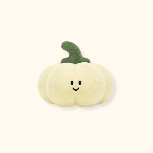 Daily White | Pumpkin Plush Charm 
