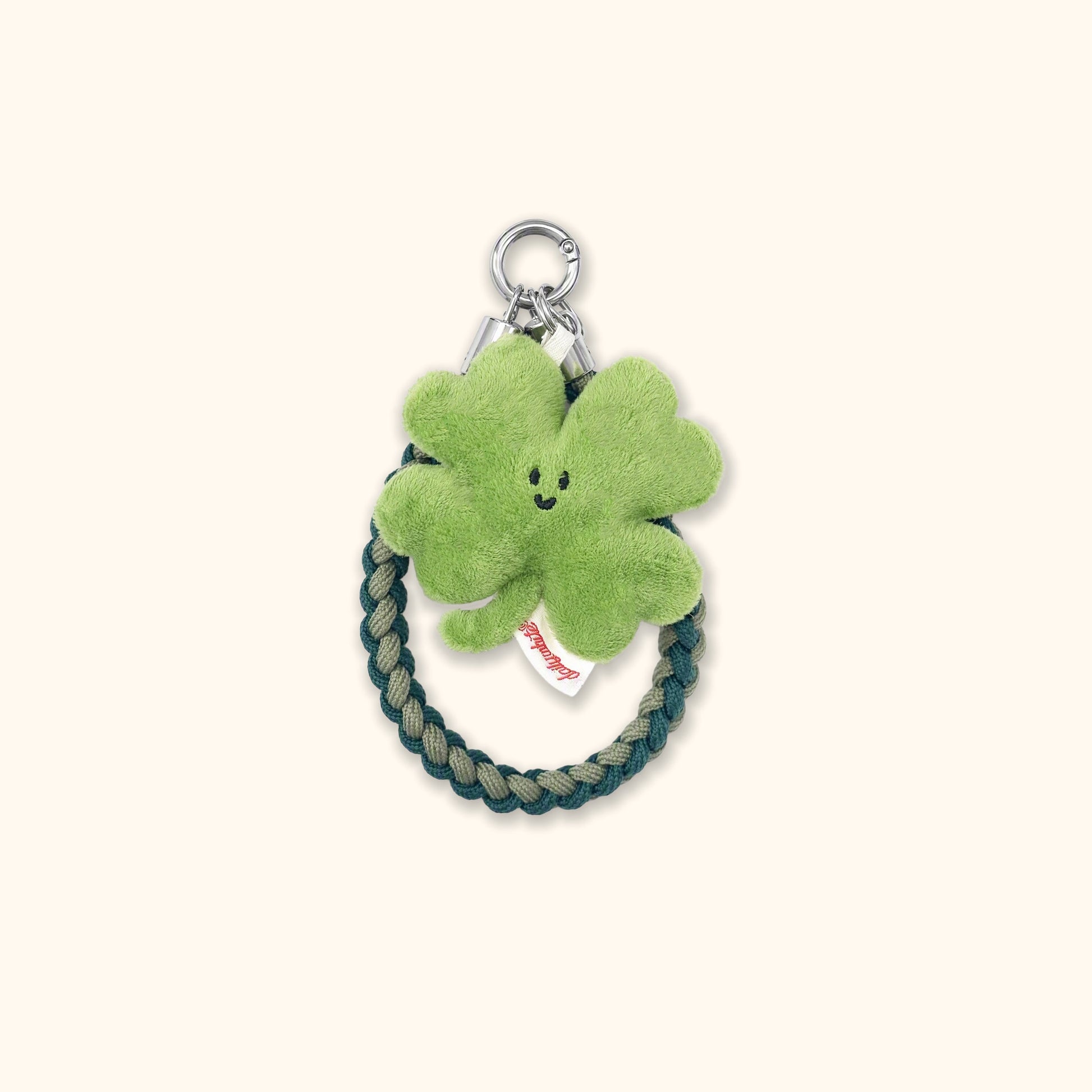 Daily White | Mini Lucky Clover Plush Charm 