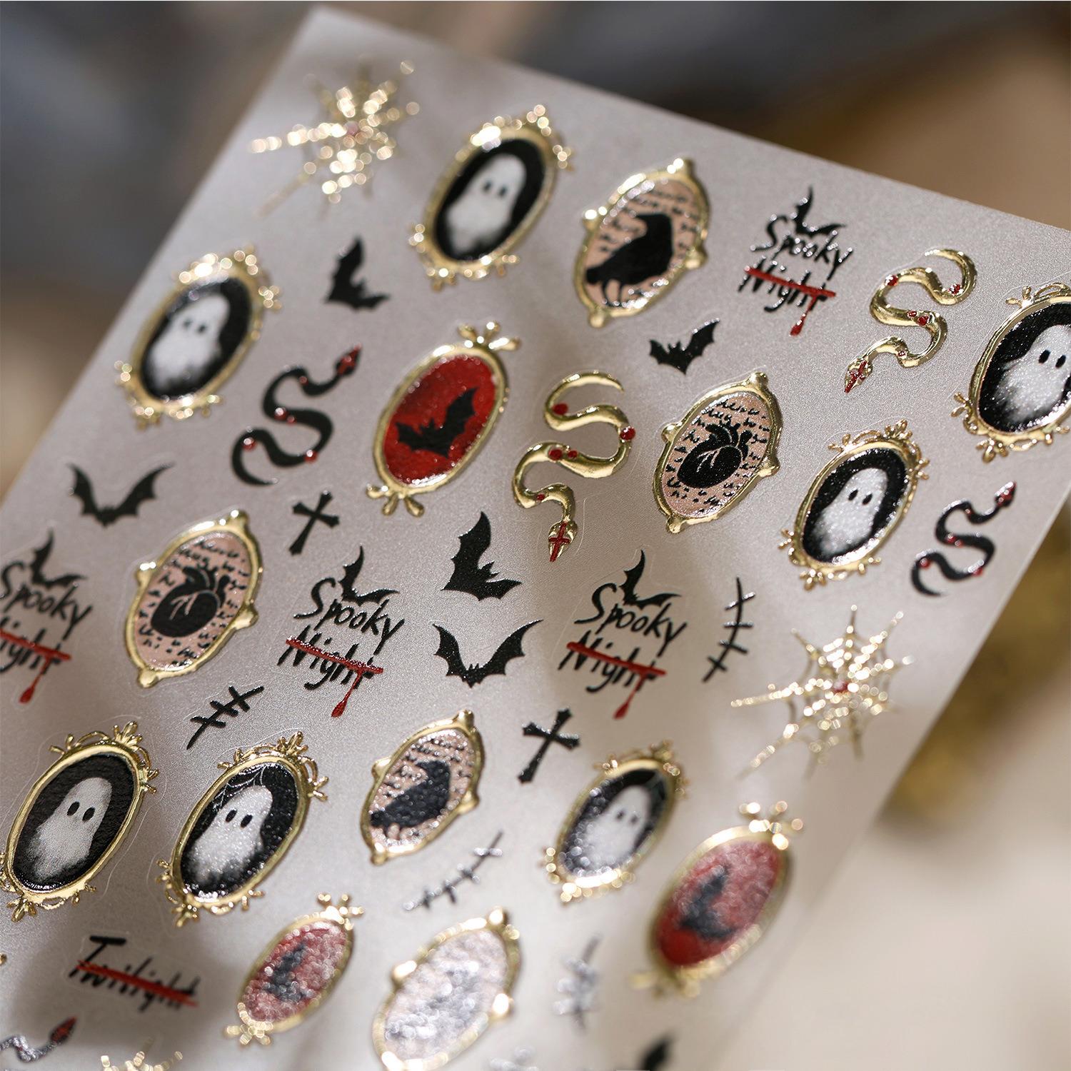 Hello Claws | Halloween Ghost Nail Deco Stickers 