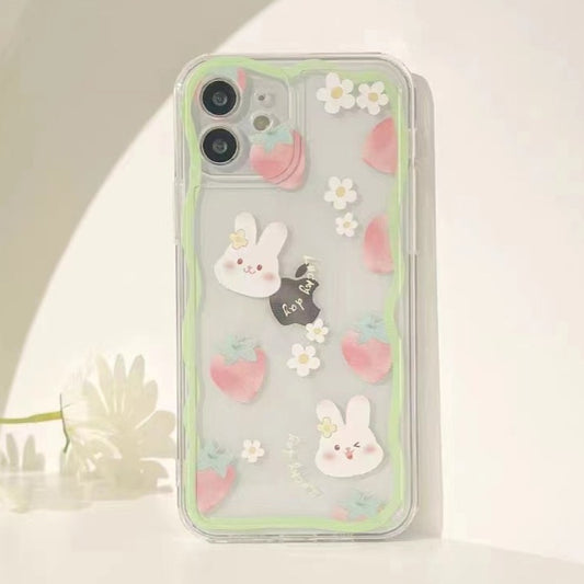 Cute Strawberry Bunny Phone Case