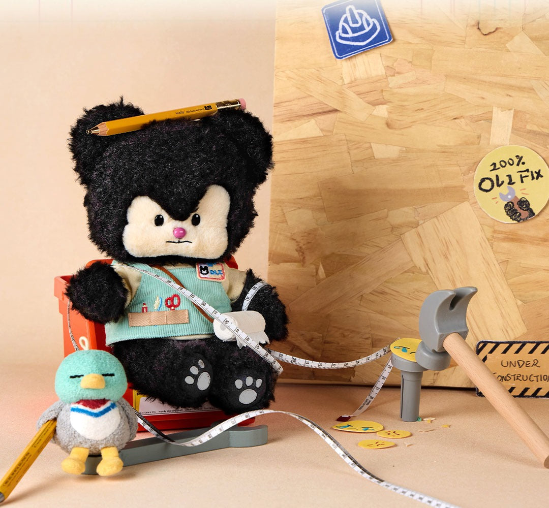 Bobo Nuts | "Oli Fix.Co" Bearly Repairing Plush Toy 