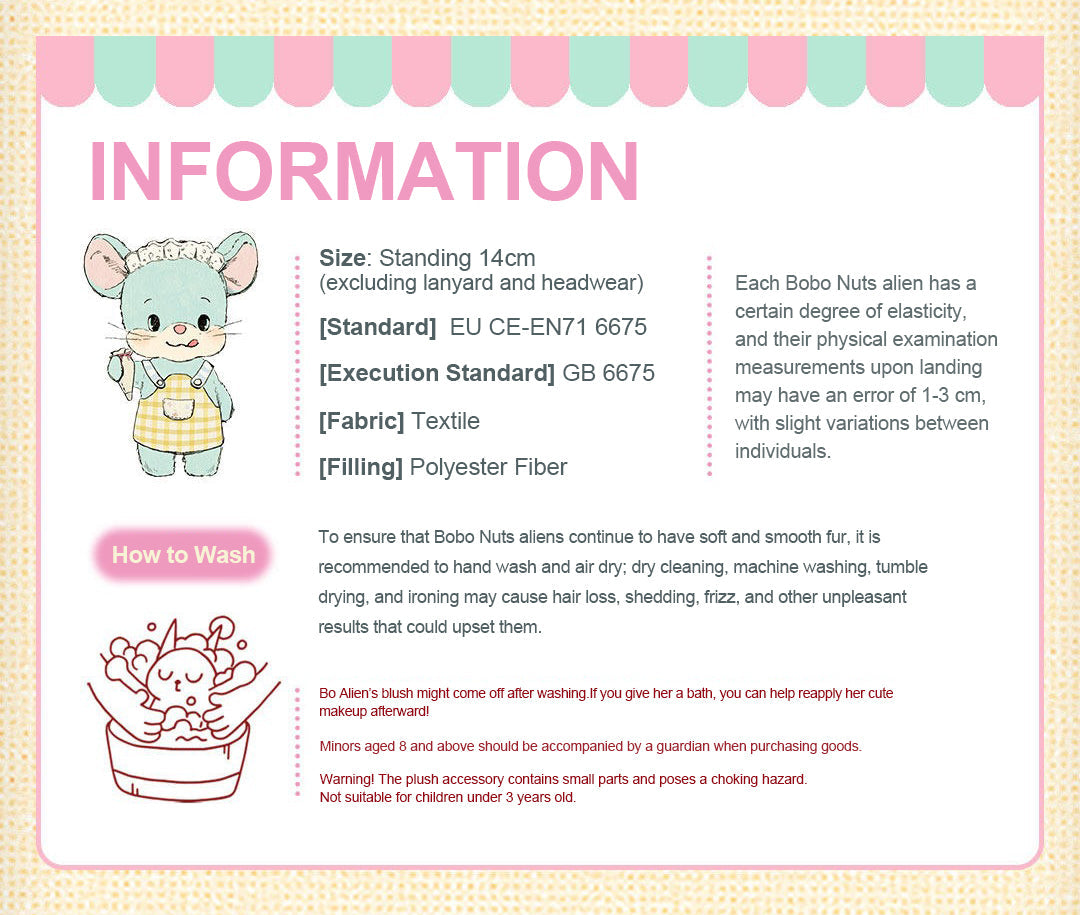 Bobo Nuts | It's Almost Tea Time Plush Toy Bag Charm 