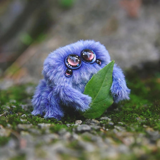 Snowball | Sapphire Blue Spider Plush Toy 