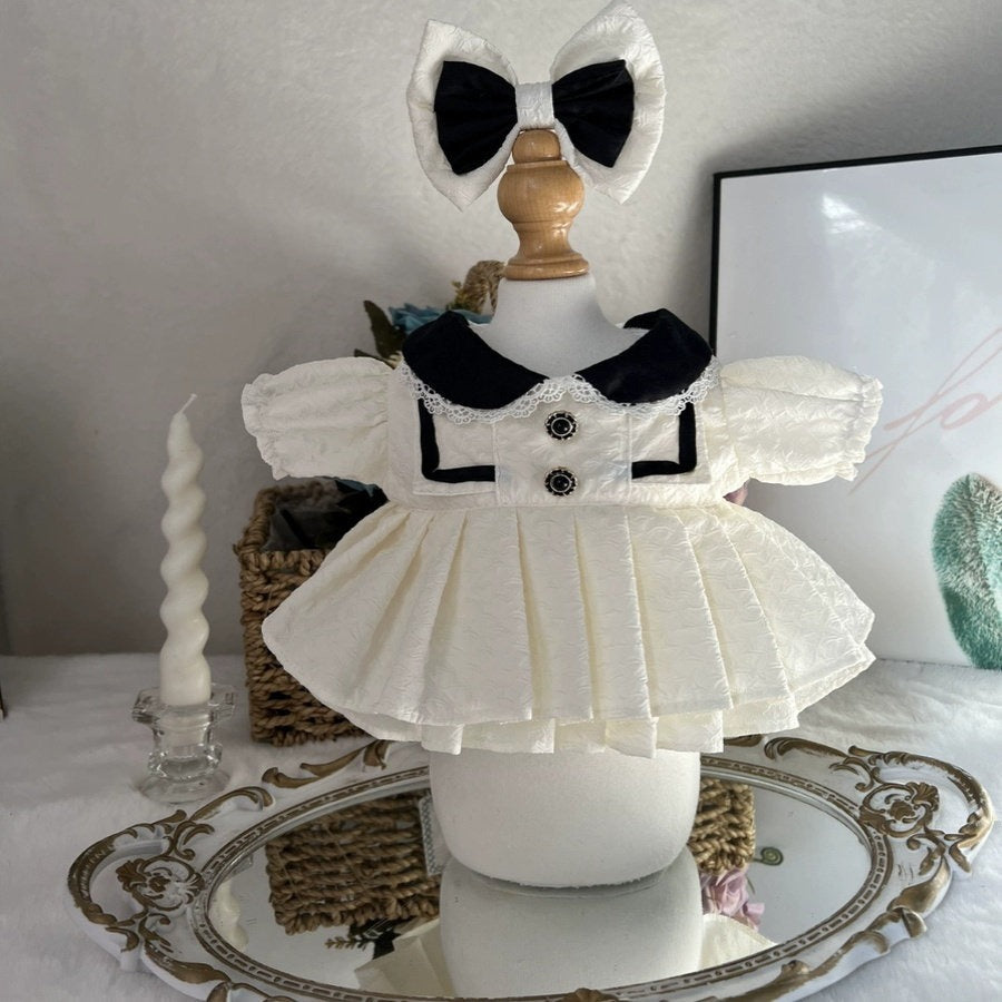 Sewing | White Doll Princess Dress 