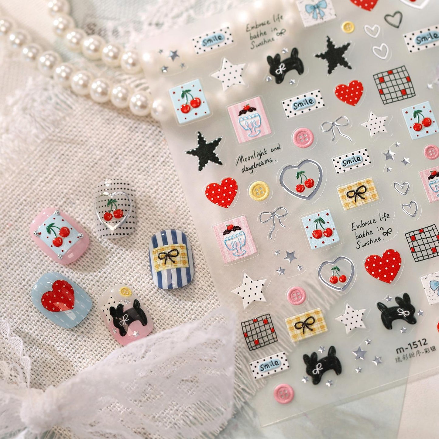 Hello Claws | Cartoon Nail Deco Sticker 