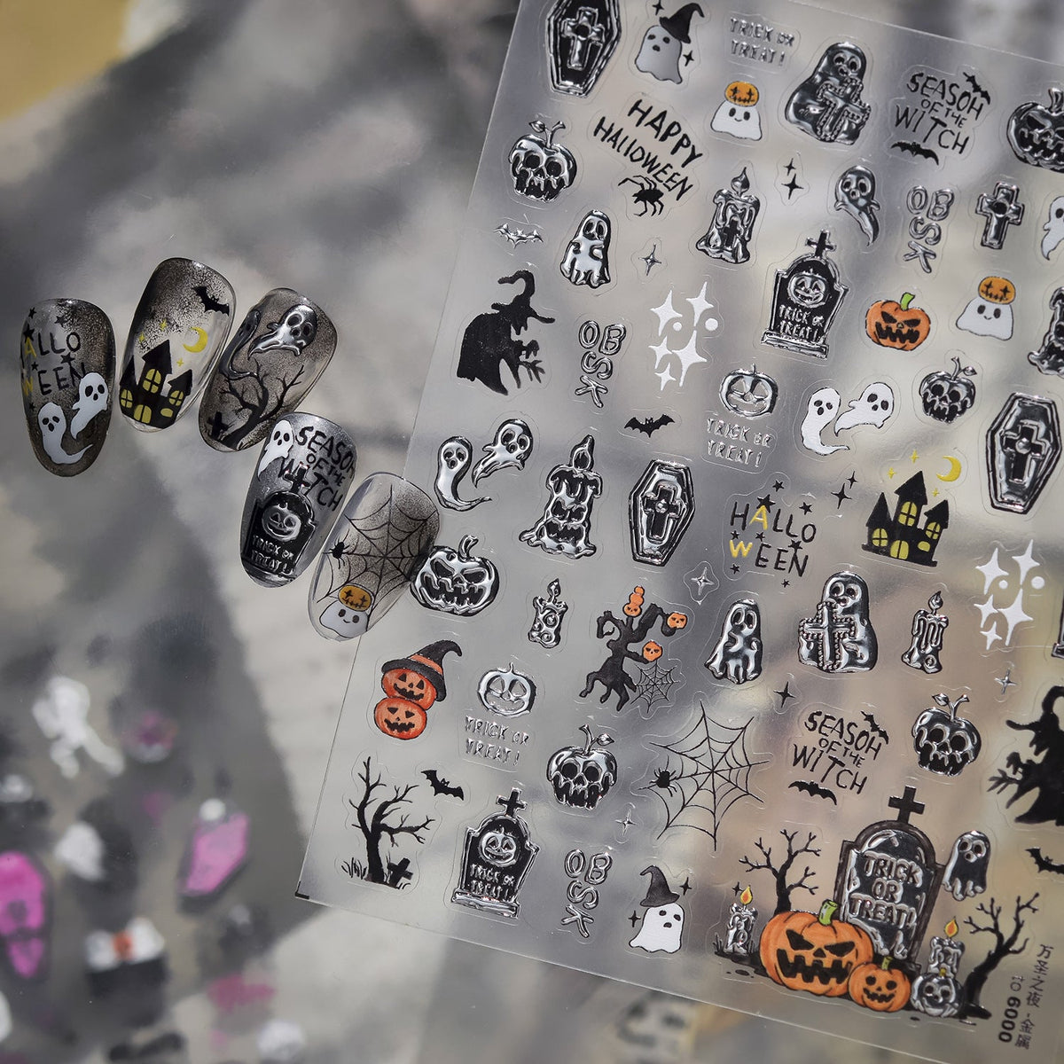 Hello Claws | Halloween Night Nail Deco Stickers 