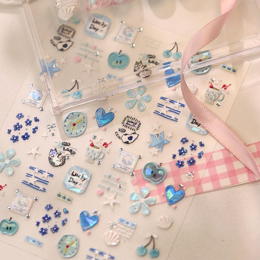 Hello Claws | Apple Star Nail Deco Sticker 