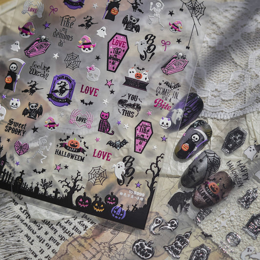 Hello Claws | Halloween Night Nail Deco Stickers 