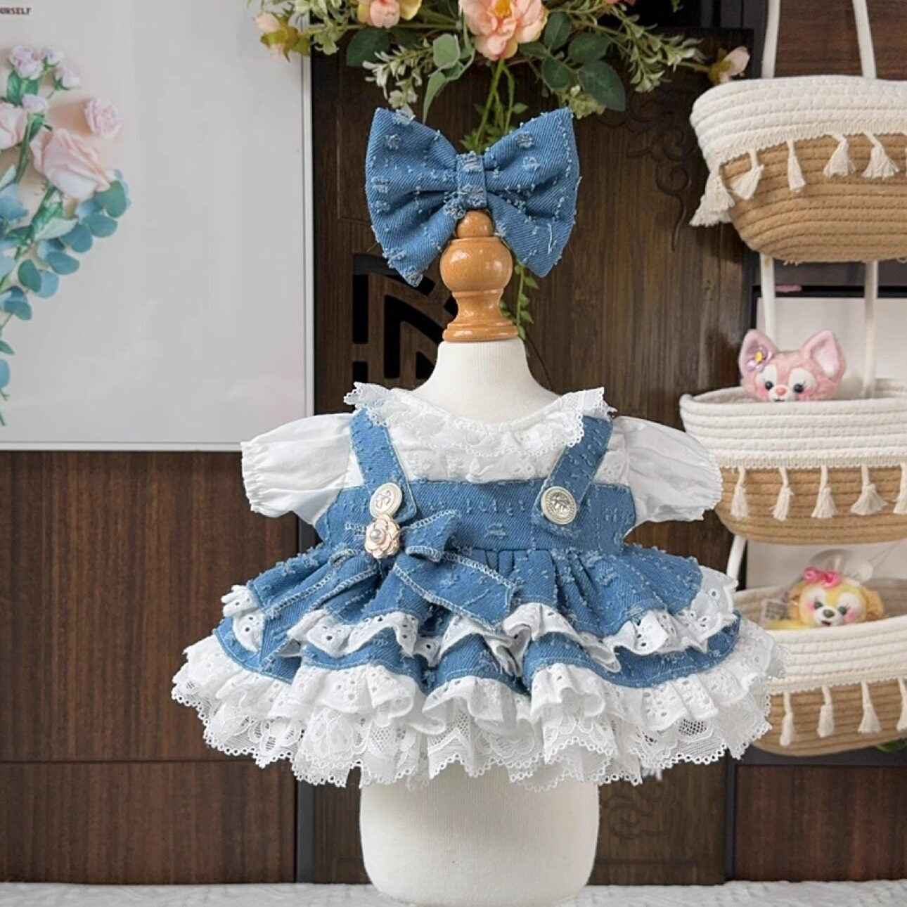 Sewing | Blue Jeans Doll Princess Dress 