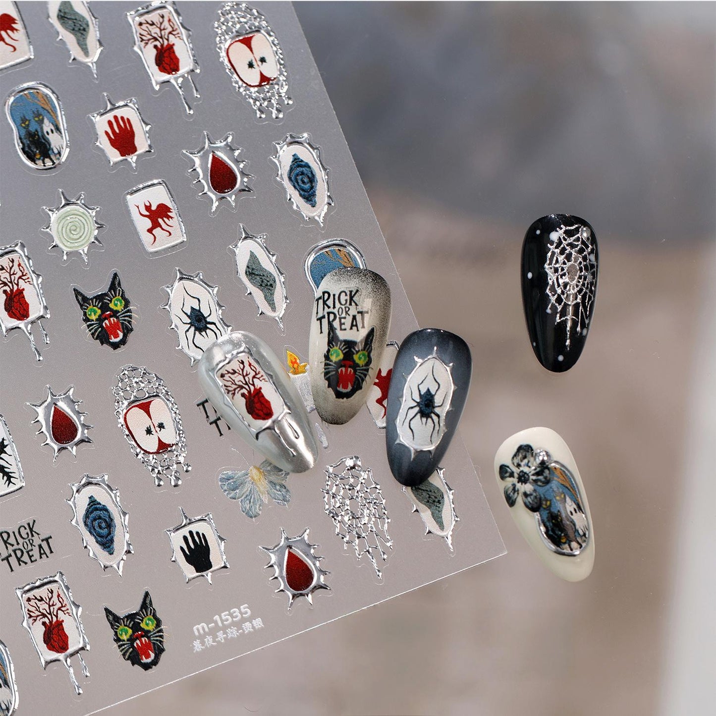 Hello Claws | Halloween Ghost Nail Deco Stickers 