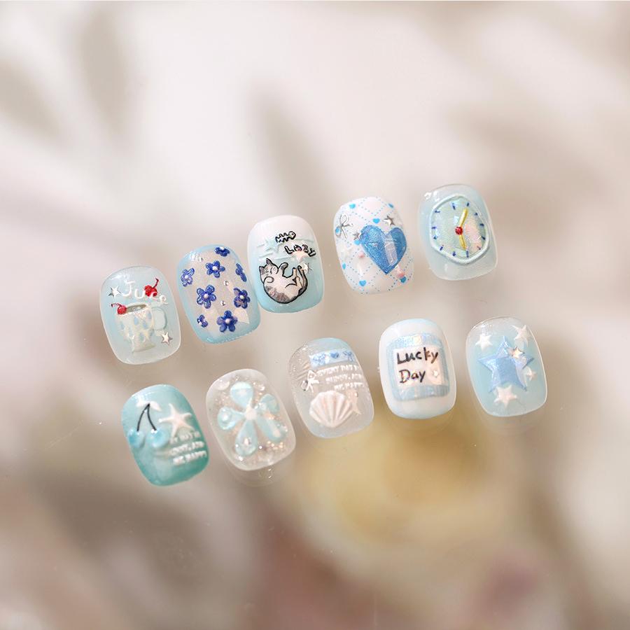 Hello Claws | Apple Star Nail Deco Sticker 