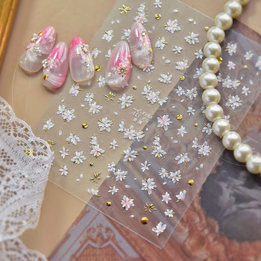 Hello Claws | Cherry Blossoms  And Horse Nail Deco Sticker 