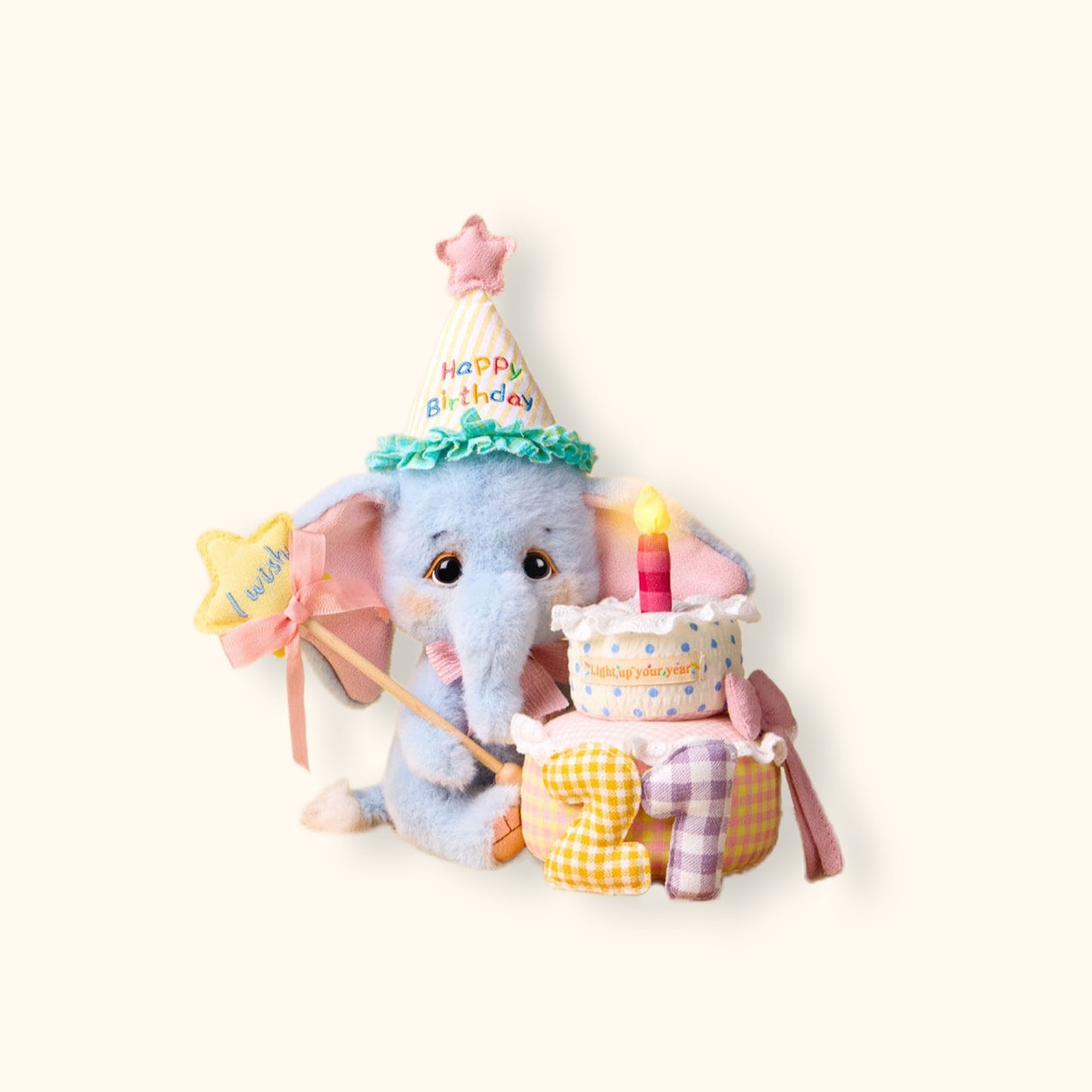 Bobo Nuts | Rubii Elephant Birthday Party Plush Toy 