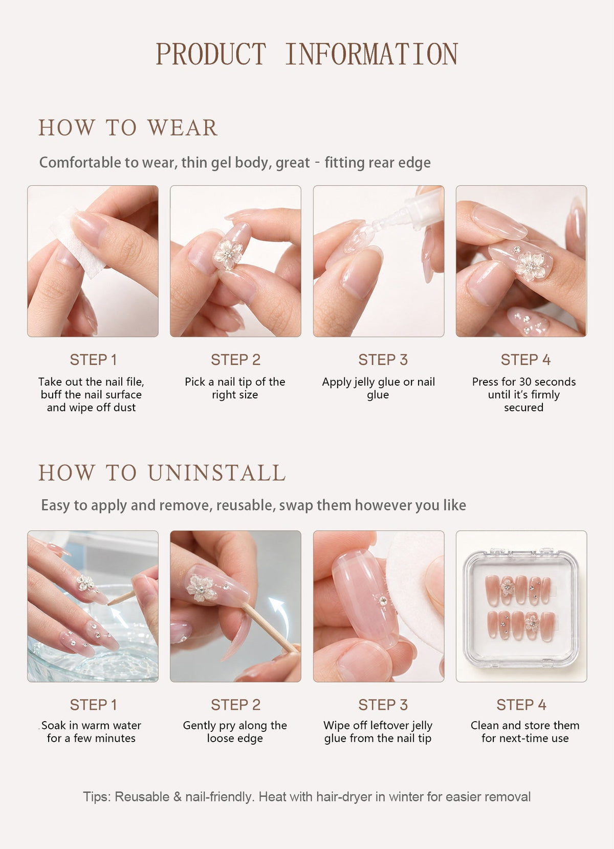 Hello Claws | Cowboy Bear Press-on Nail 