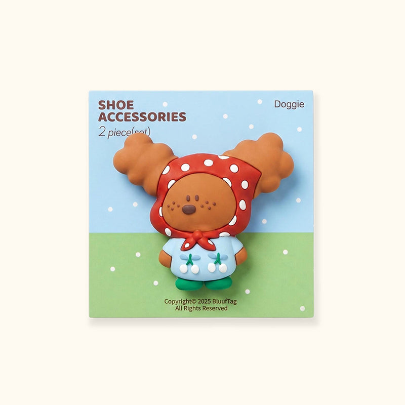 Bluuf Tag | Dog, Mushroom & Tree Shoe Charms 