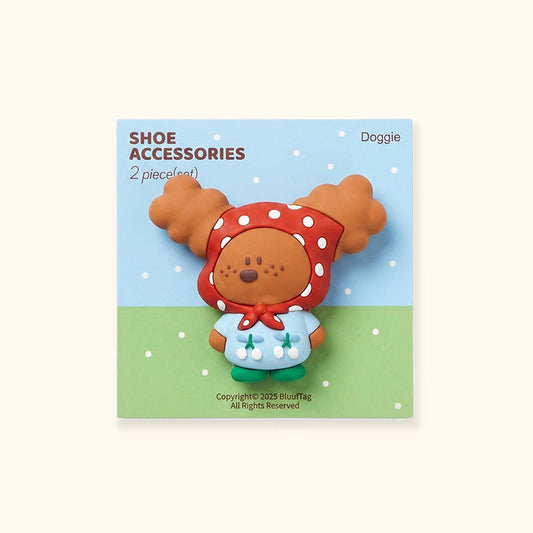 Bluuf Tag | Dog, Mushroom & Tree Shoe Charms 