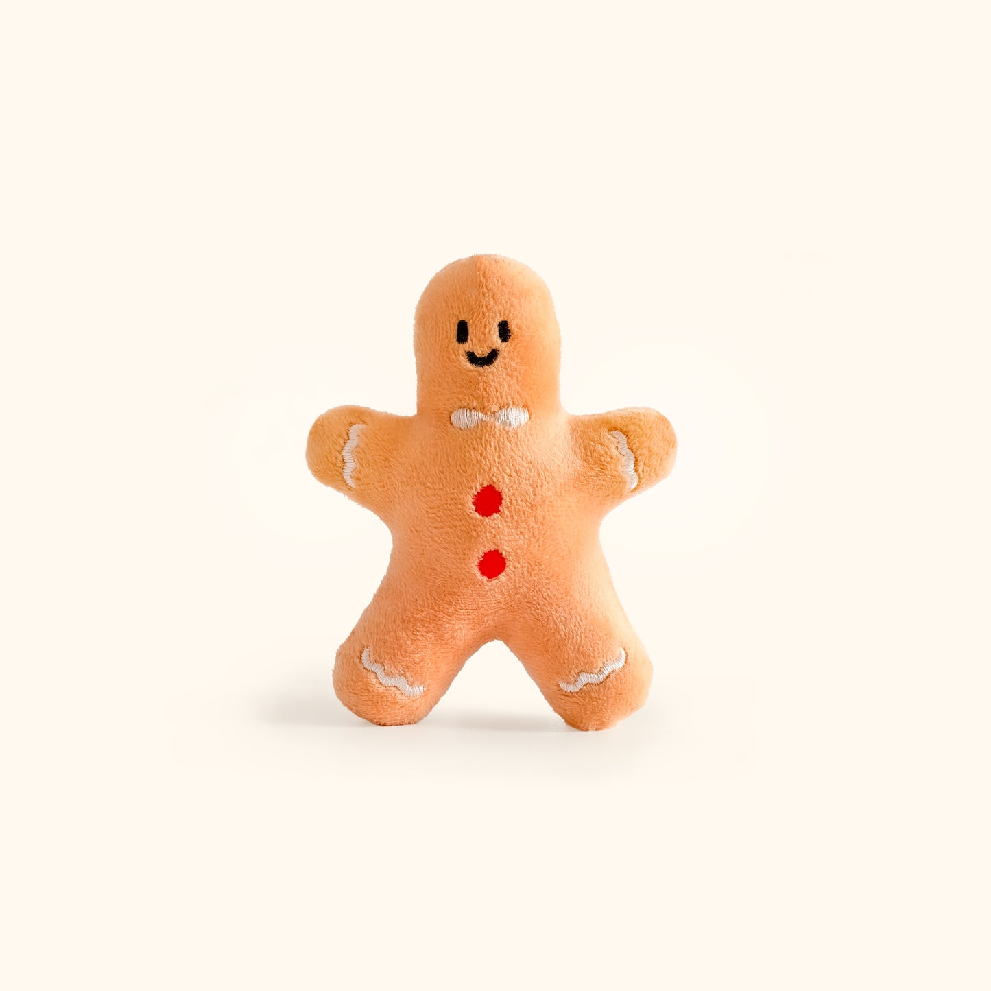 Daily White | Gingerbread Man Plush Charm