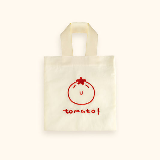 Daily White | Tomato Canvas Bag