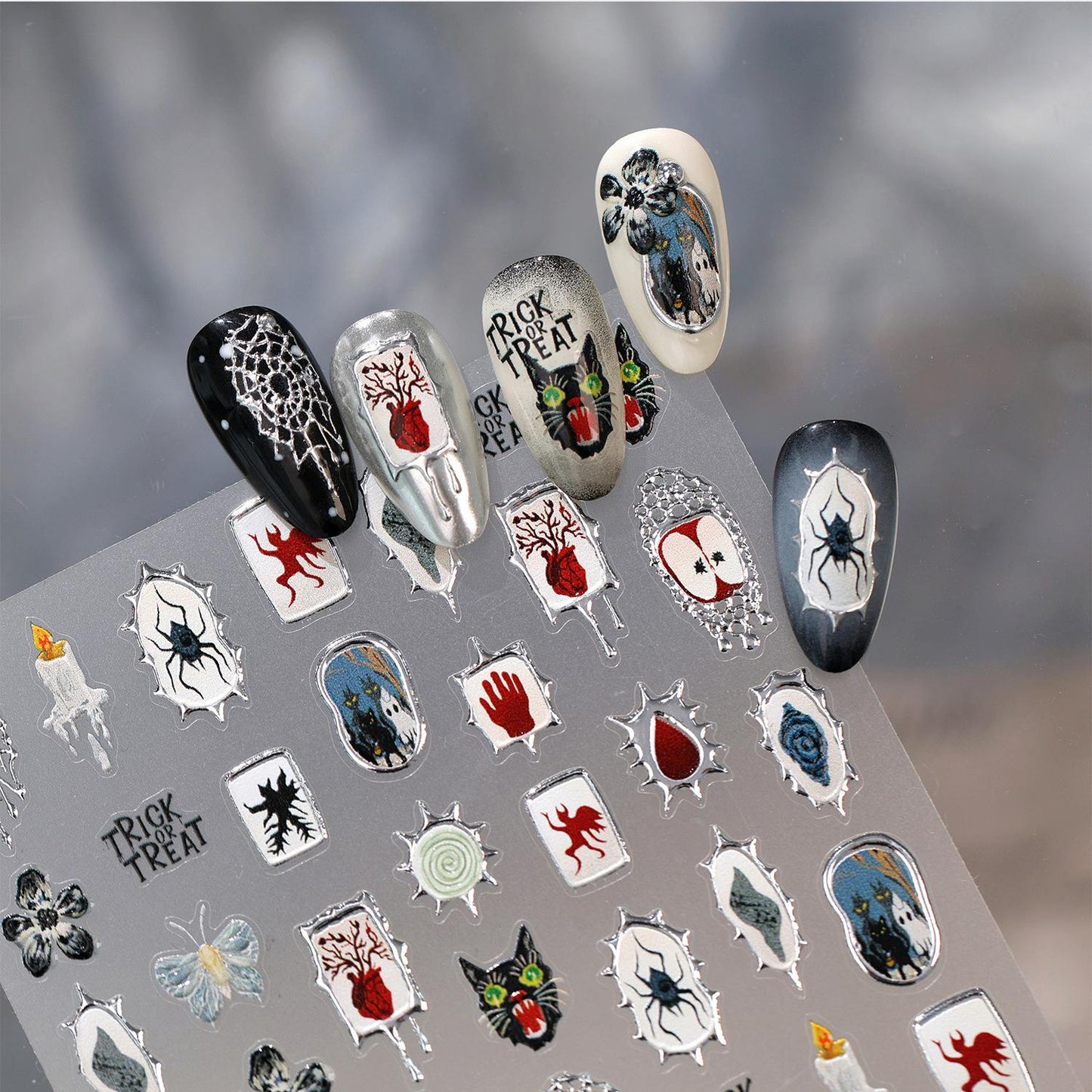 Hello Claws | Halloween Ghost Nail Deco Stickers 