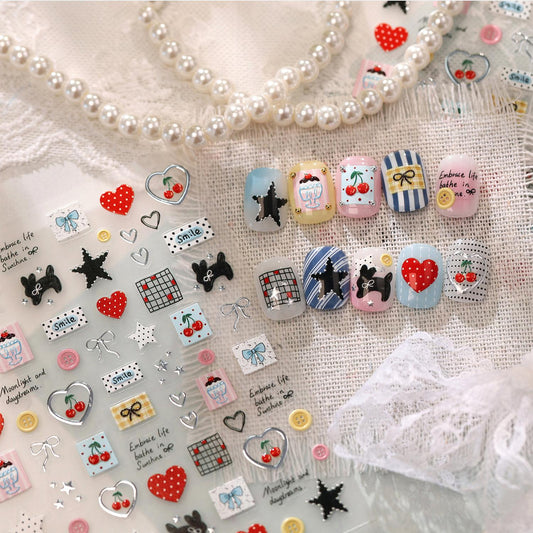 Hello Claws | Cartoon Nail Deco Sticker 