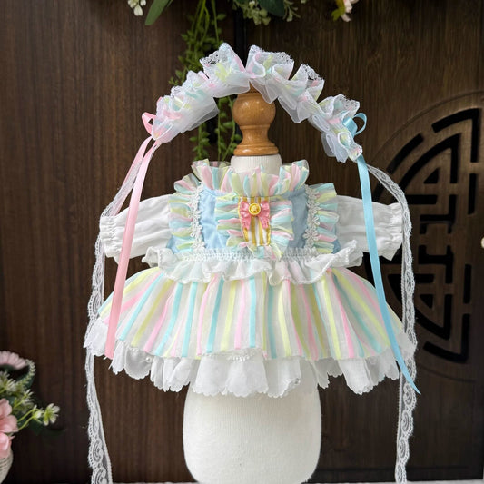 Sewing | Rainbow Candy Doll Princess Dress 