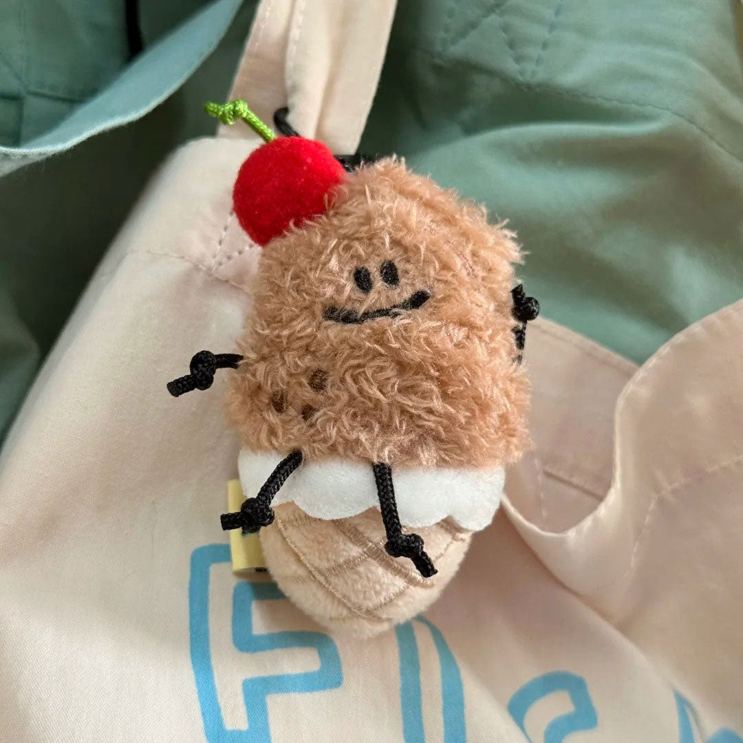 Fickle Plan | Mini Ice Cream Peanut Keychain 
