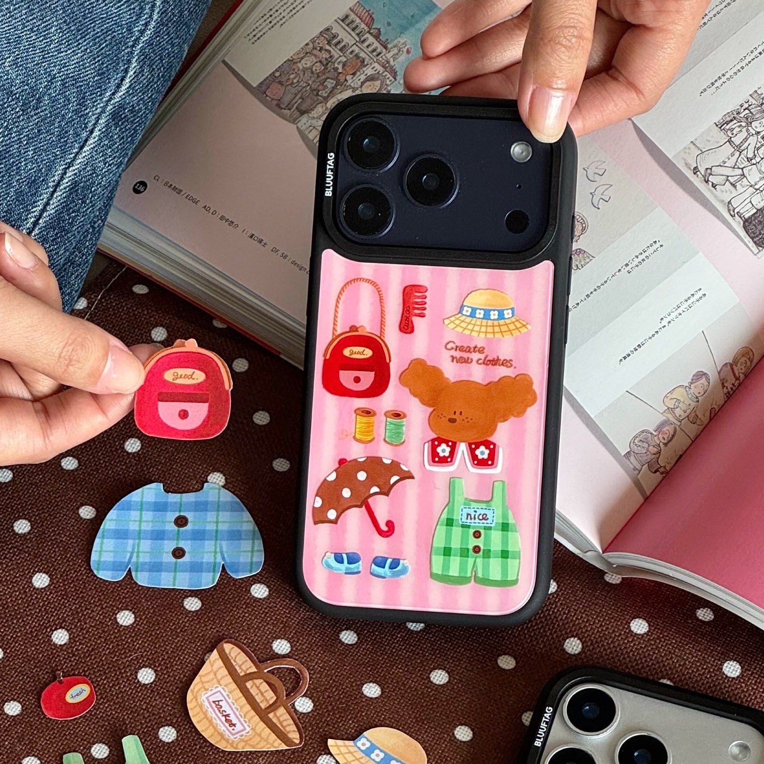 Bluuf Tag | Spring Wardrobe Black Phone Case 