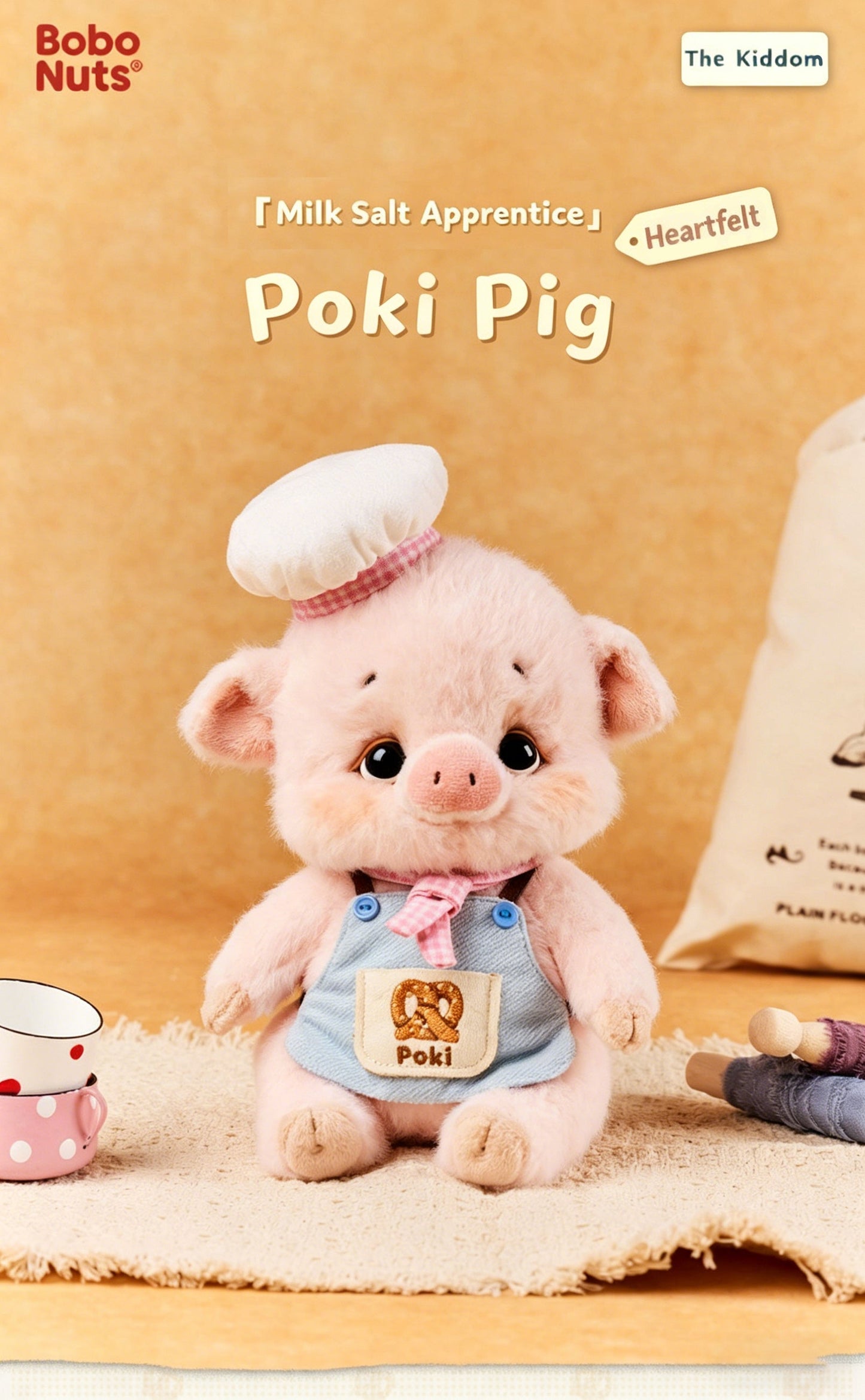 Bobo Nuts | Poki Milk Salt Apprentice Plush Toy 
