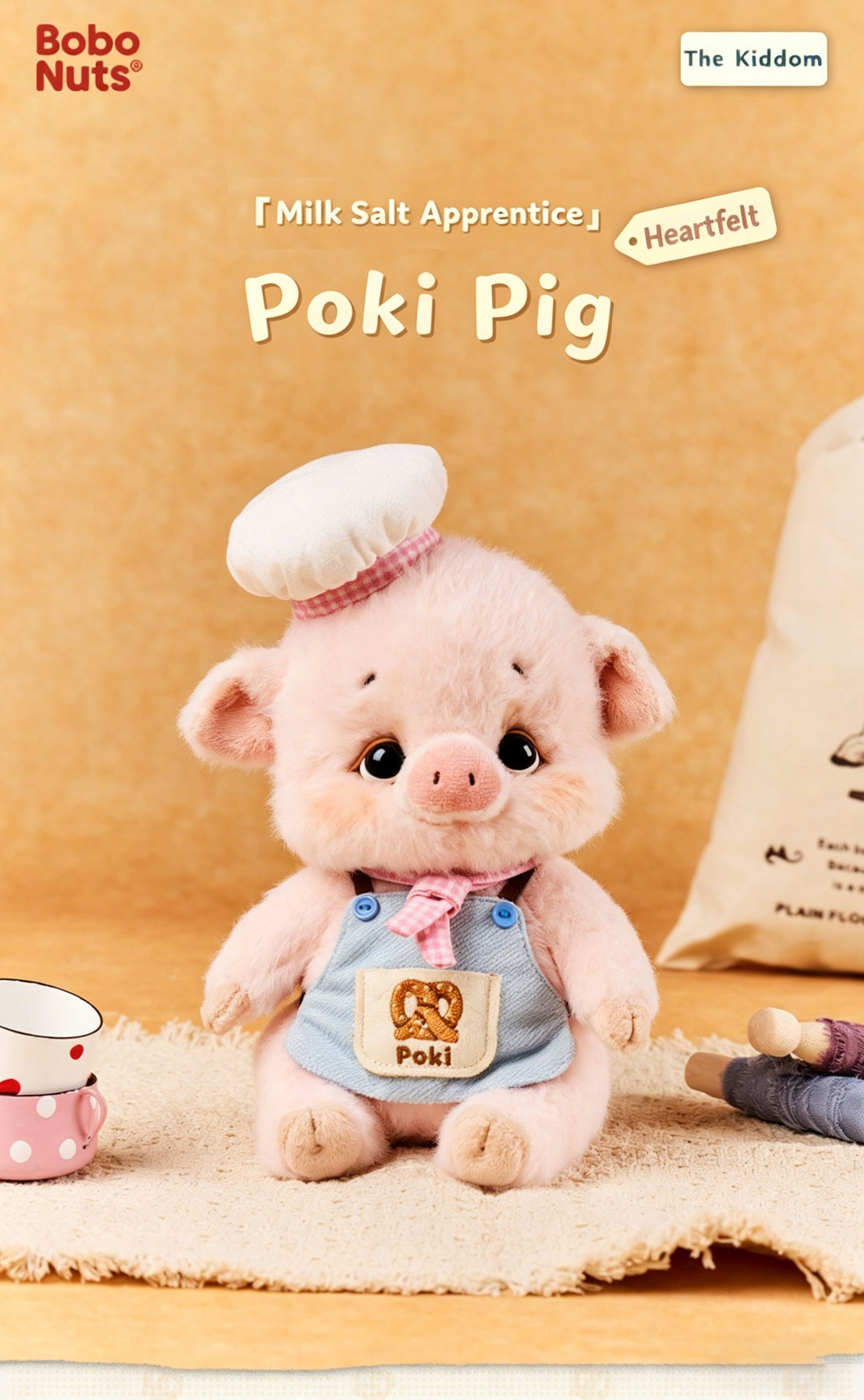 Bobo Nuts | Poki Milk Salt Apprentice Plush Toy 