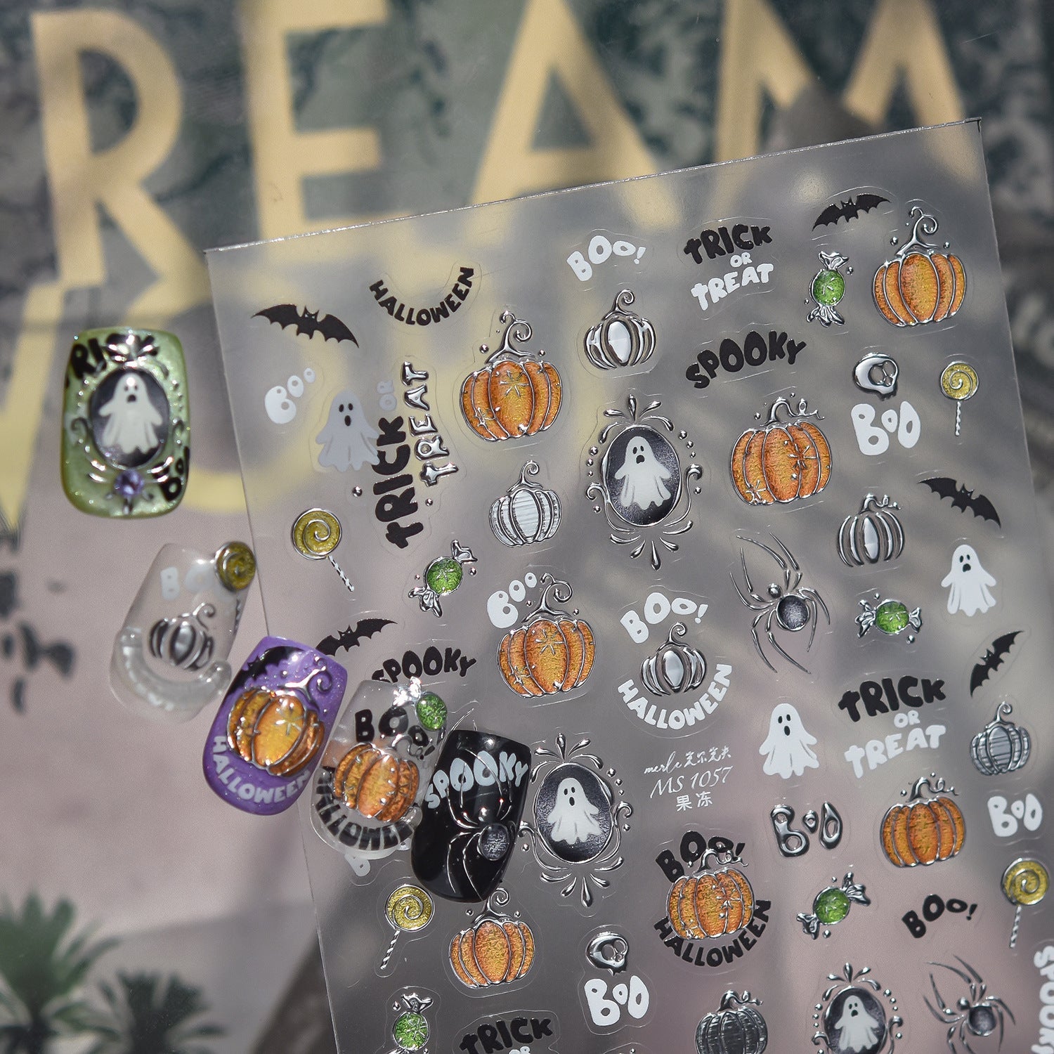 Hello Claws | Halloween Pumpkin Nail Deco Stickers 