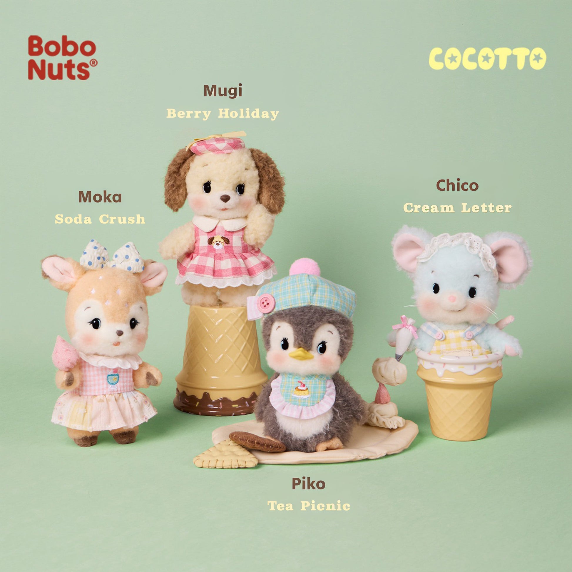 Bobo Nuts | It's Almost Tea Time Plush Toy Bag Charm 