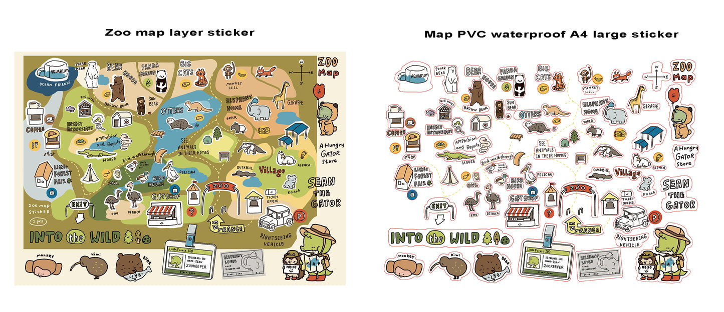 A Gator Life | Zoo Sticker