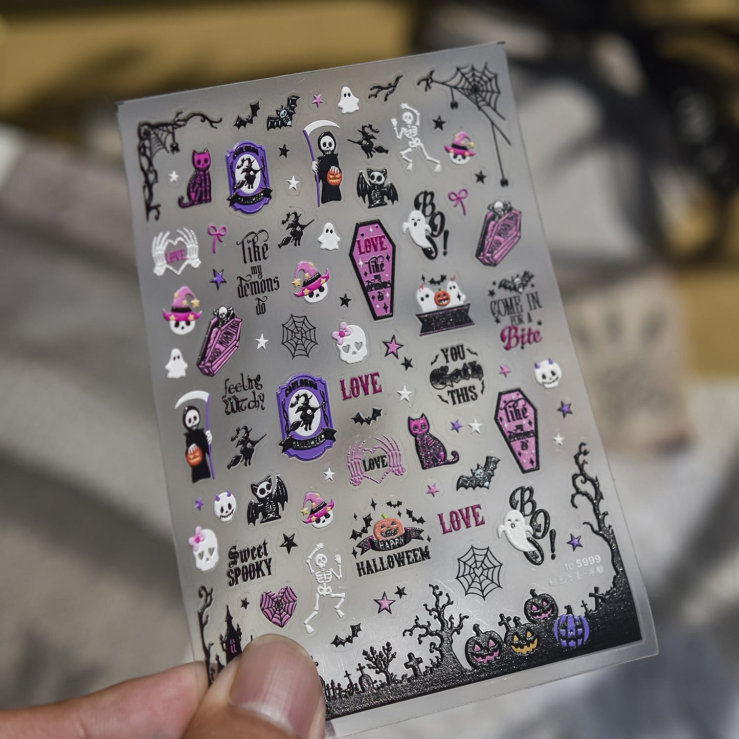 Hello Claws | Halloween Night Nail Deco Stickers 