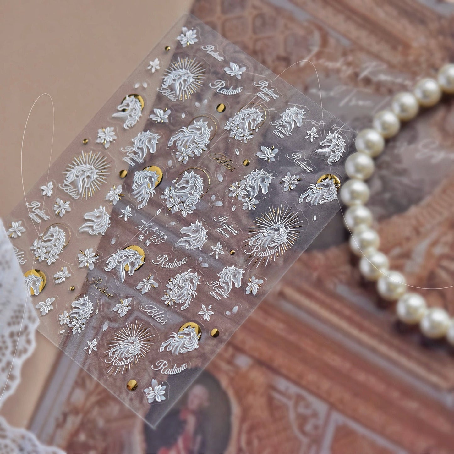 Hello Claws | Cherry Blossoms  And Horse Nail Deco Sticker 