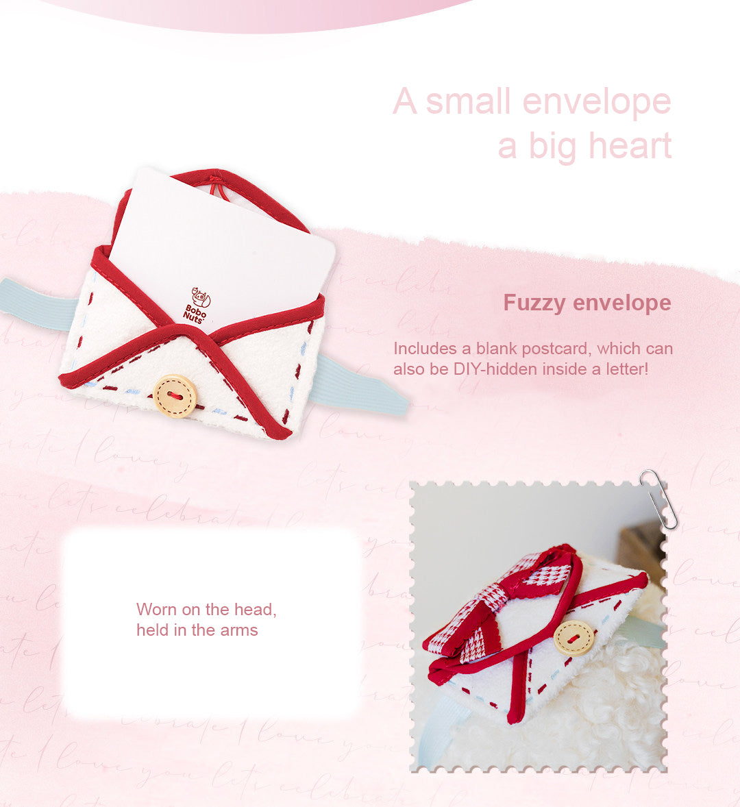 Bobo Nuts | Plush Gift Box & Envelope Accessories