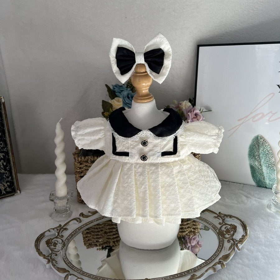 Sewing | White Doll Princess Dress 