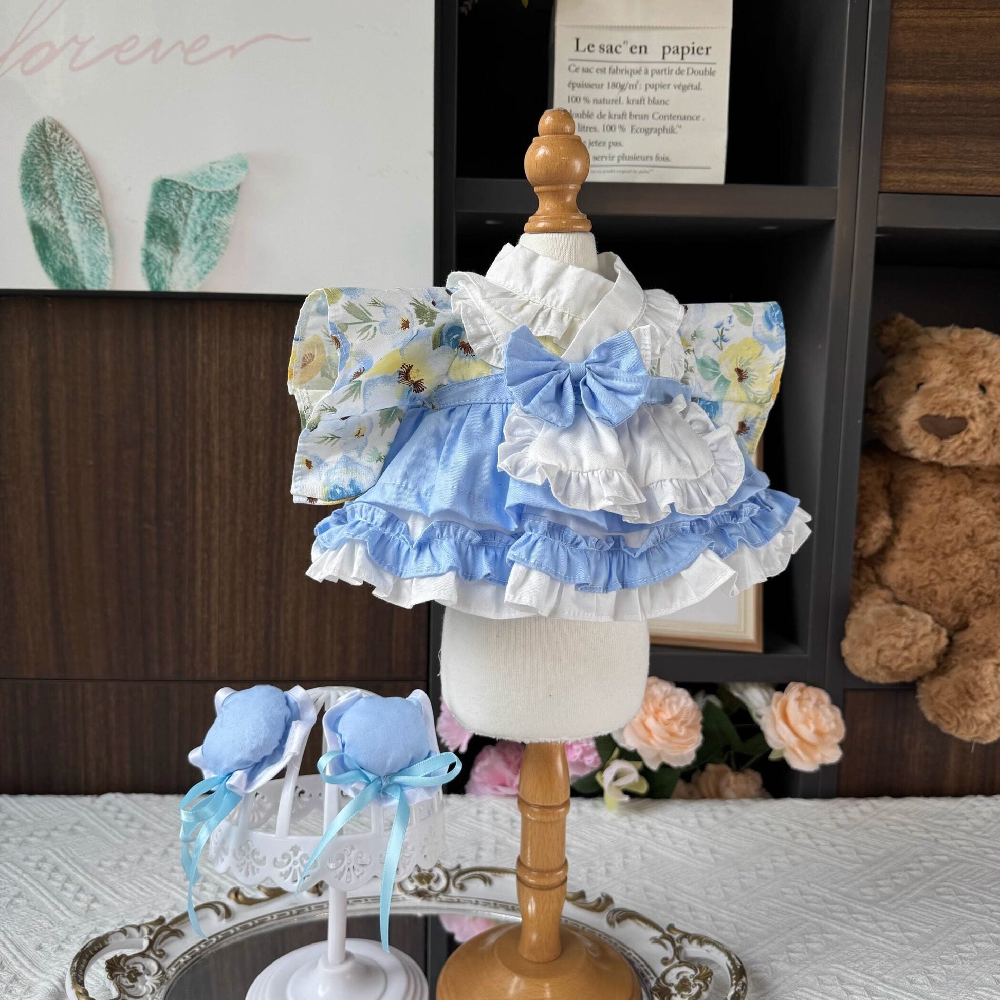 Sewing | Blue Enchantress Doll Lolita Kimono Dress 