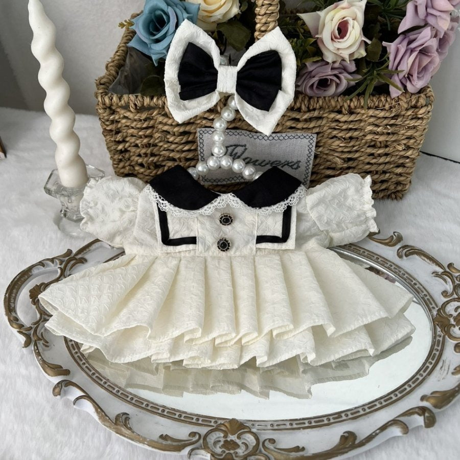 Sewing | White Doll Princess Dress 