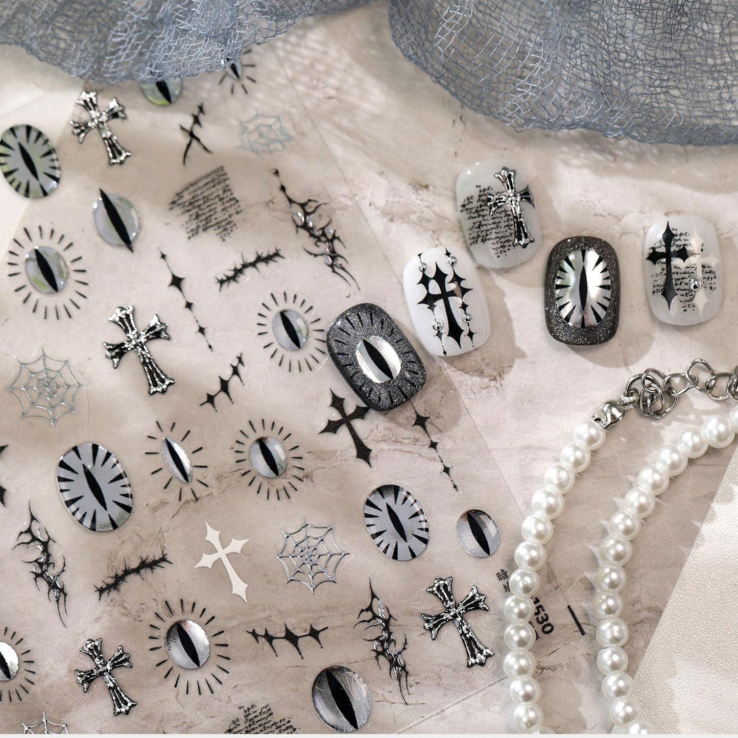 Hello Claws | Halloween Ghost Nail Deco Stickers 