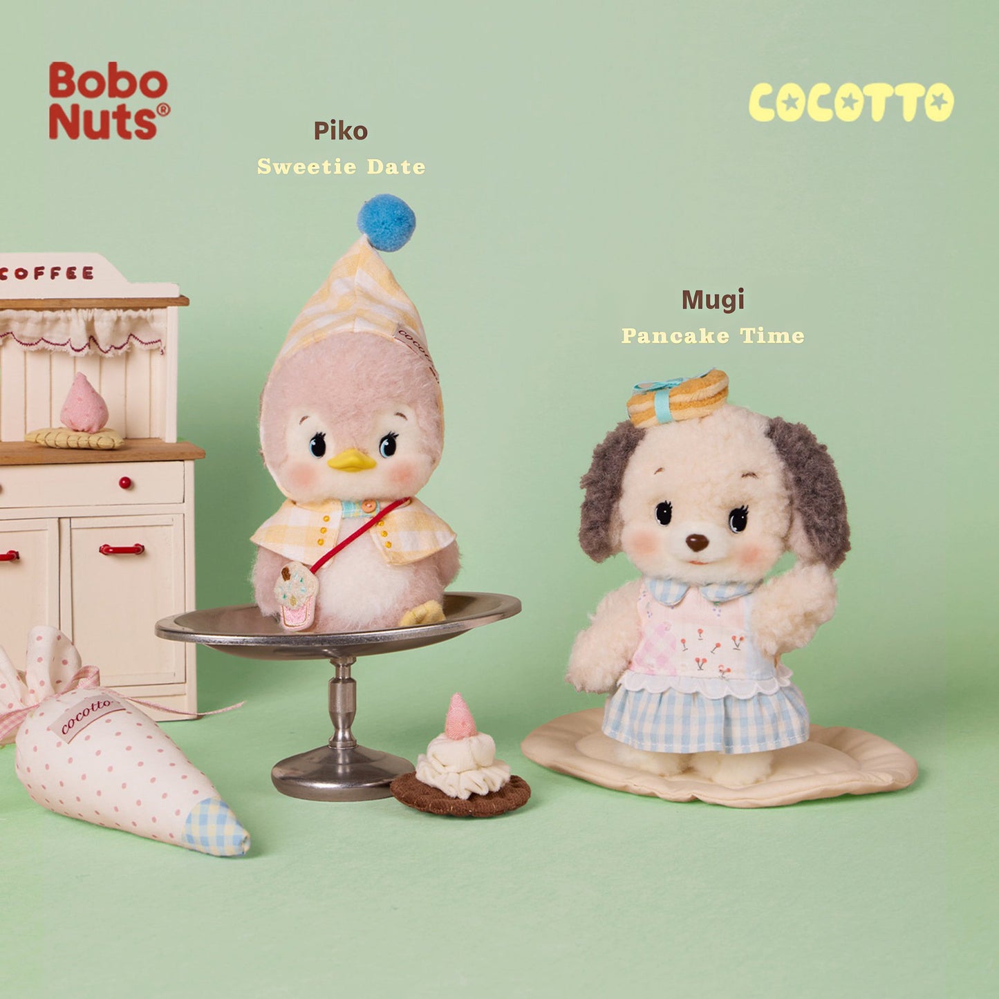 Bobo Nuts | It's Almost Tea Time Plush Toy Bag Charm 