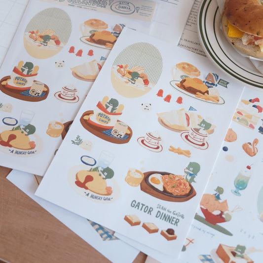 A Gator Life | Gator Japanese Desserts Sticker