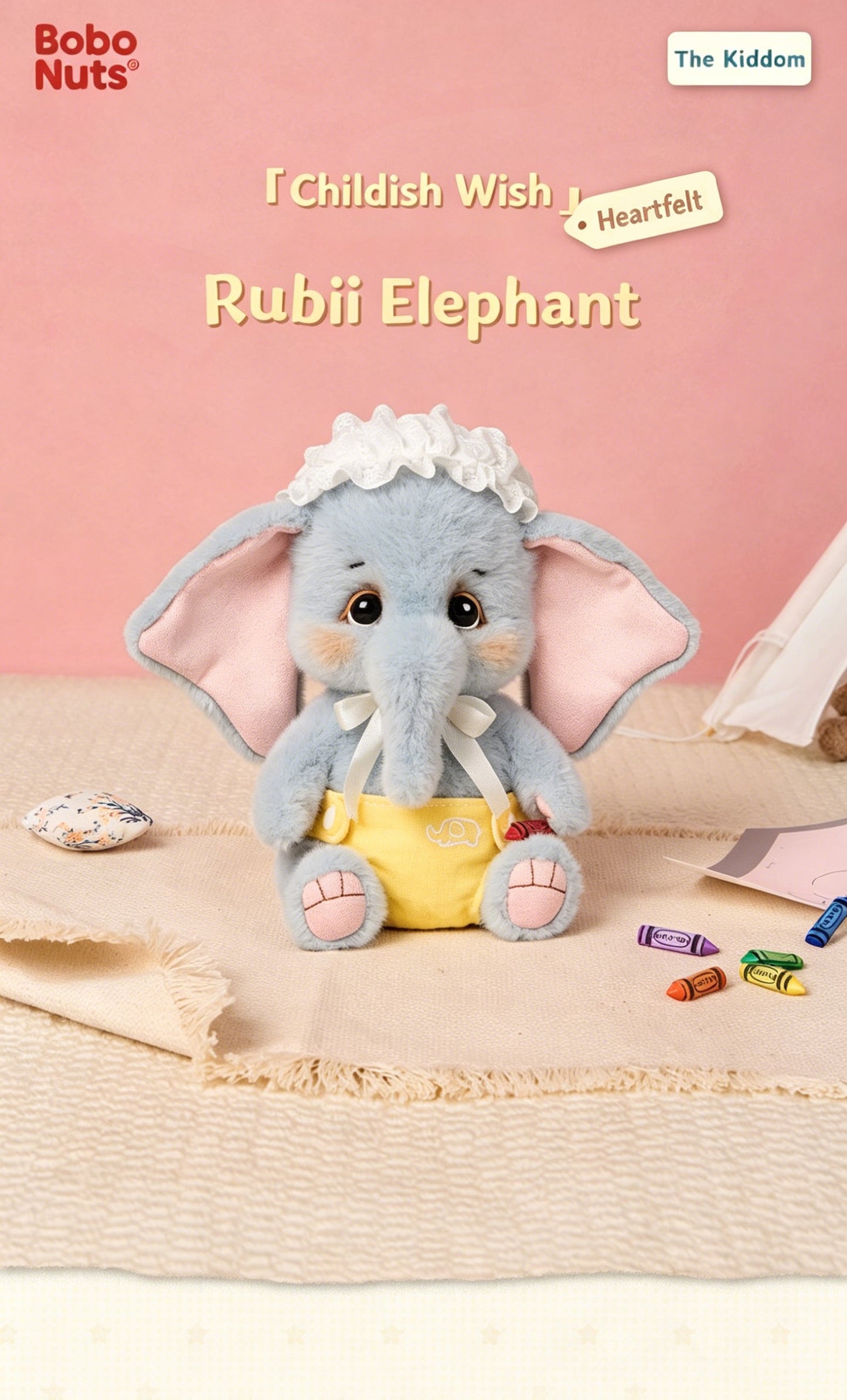 Bobo Nuts | Rubii Elephant Childish Wish Plush Toy 