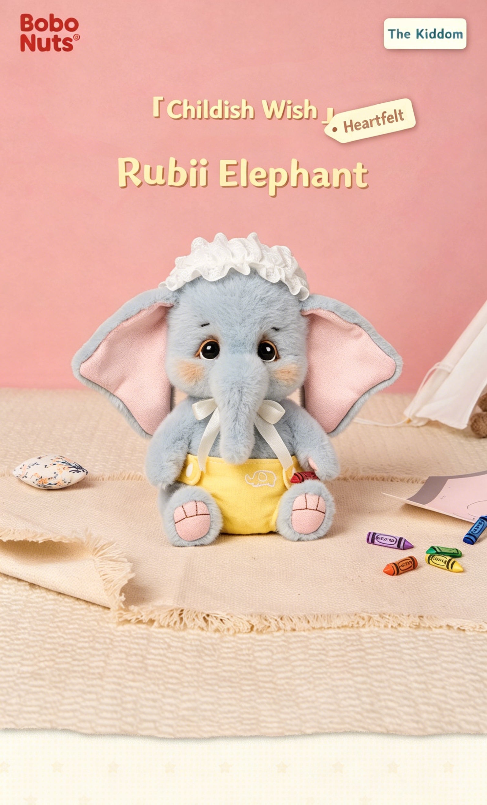 Bobo Nuts | Rubii Elephant Childish Wish Plush Toy 